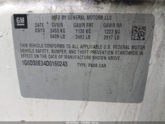 2013 CADILLAC CTS 1G6DS8E34D0160243 Photo 8