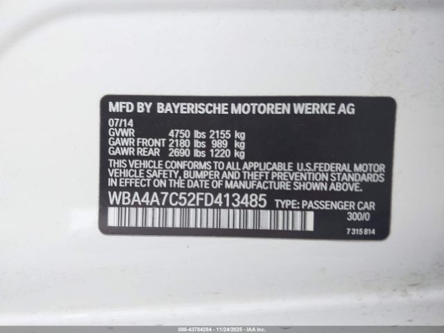 2015 BMW 428 GRAN COUPE WBA4A7C52FD413485 Photo 8