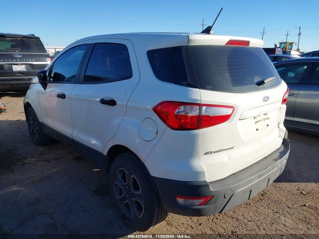 Продаж на аукціоні авто 2020 Ford Ecosport S, vin: MAJ3S2FE9LC394919, номер лоту: 43784515