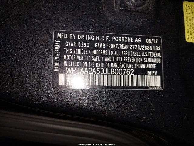 2018 PORSCHE MACAN WP1AA2A53JLB00762 Photo 8