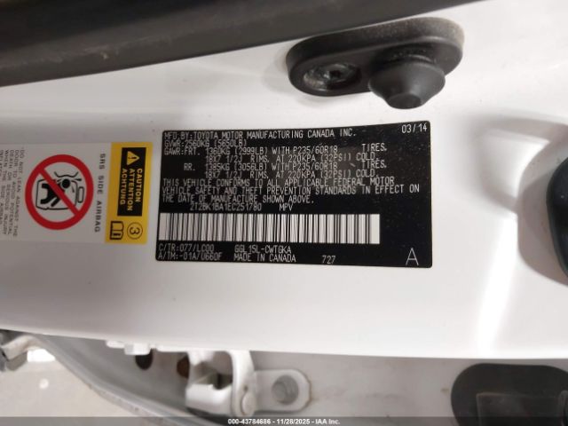 2014 LEXUS RX 350 2T2BK1BA1EC251780 Photo 8