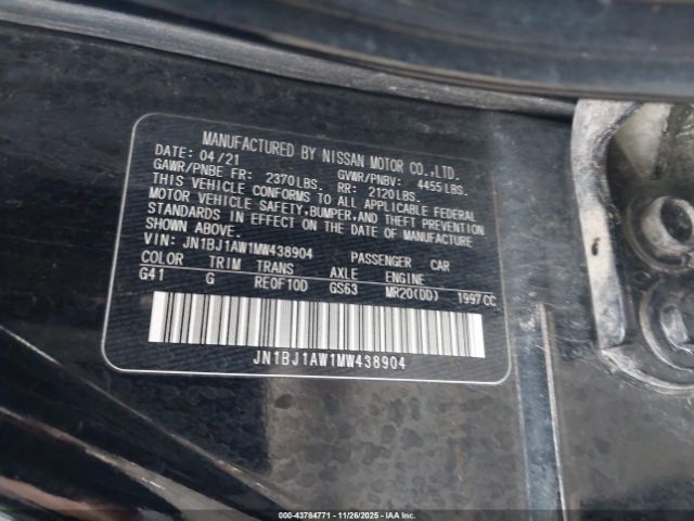 2021 NISSAN ROGUE SPORT JN1BJ1AW1MW438904 Photo 8