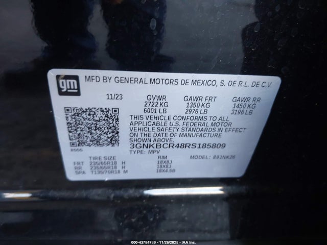 Chevrolet Blazer Fwd 2lt 2024 3GNKBCR48RS185809 Image 9