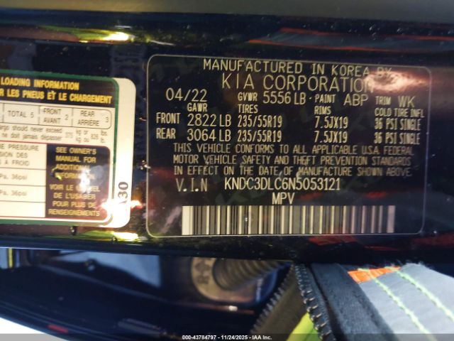 2022 KIA EV6 KNDC3DLC6N5053121 Photo 8