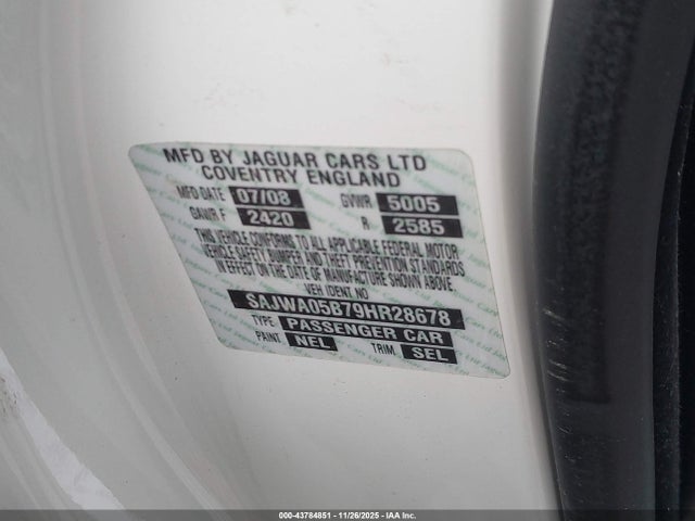 2009 JAGUAR XF SAJWA05B79HR28678 Photo 8