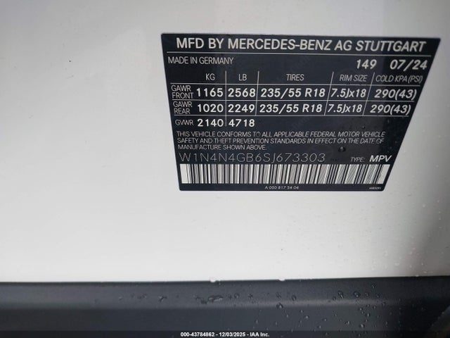 2025 MERCEDES-BENZ GLA 250 W1N4N4GB6SJ673303 Photo 8