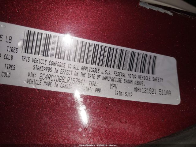 2020 CHRYSLER VOYAGER 2C4RC1DG9LR157841 Photo 8