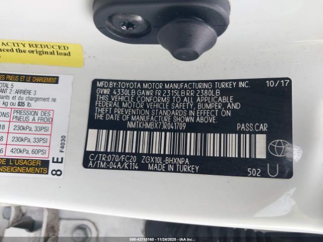 2018 TOYOTA C-HR NMTKHMBX7JR041709 Photo 8