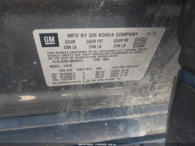 2018 BUICK ENCORE KL4CJASB7JB590373 Photo 8