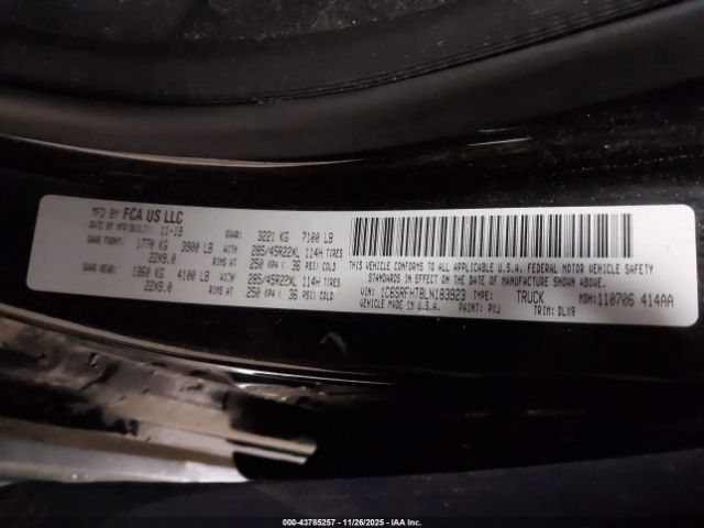 2020 RAM 1500 1C6SRFHT8LN183923 Photo 8