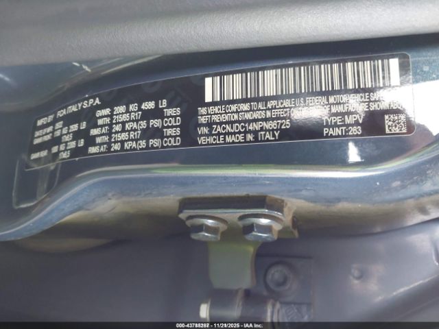 2022 JEEP RENEGADE ZACNJDC14NPN66725 Photo 8