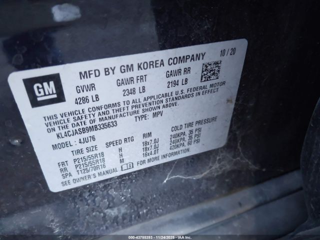 2021 BUICK ENCORE KL4CJASB9MB335633 Photo 8