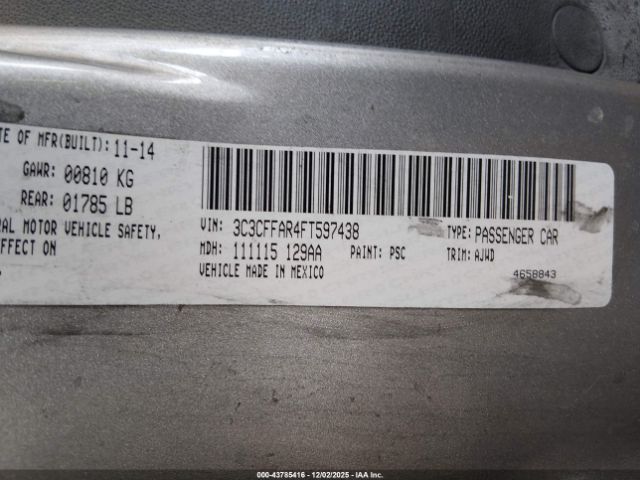 2015 FIAT 500 3C3CFFAR4FT597438 Photo 8