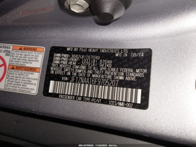 2015 SCION FR-S JF1ZNAA16F9705207 Photo 8