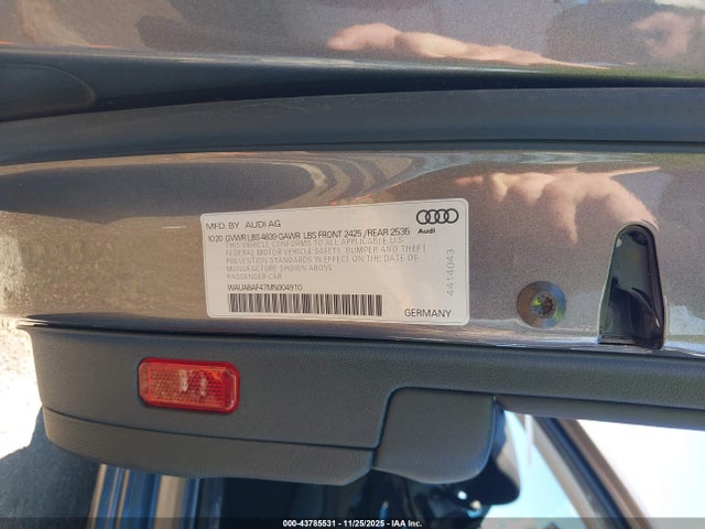 2021 AUDI A4 WAUABAF47MN004910 Photo 8