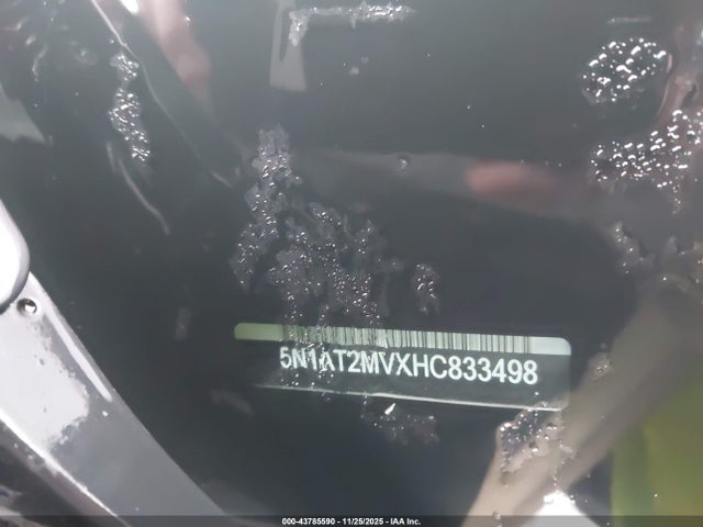 2017 Nissan Rogue Sl მანქანა იყიდება აუქციონზე, vin: 5N1AT2MVXHC833498, აუქციონის ნომერი: 43785590