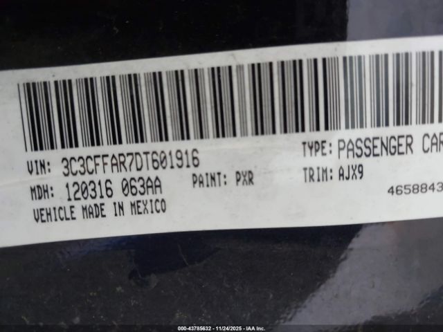 2013 FIAT 500 3C3CFFAR7DT601916 Photo 8