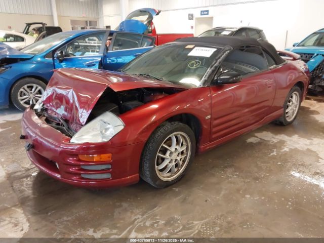 2002 MITSUBISHI ECLIPSE SPYDER 4A3AE85H22E062828 Photo 1
