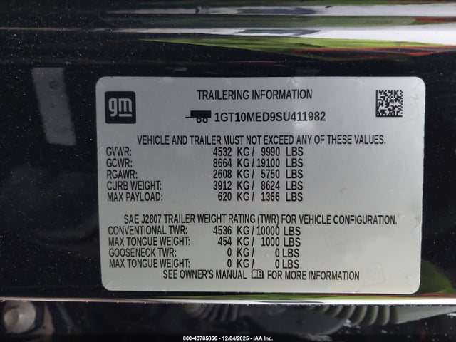 1GT10MED9SU411982 GMC Sierra Ev Extended Range Denali