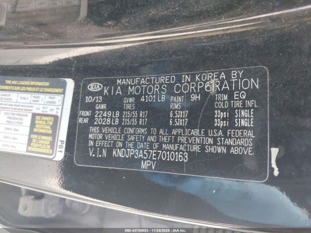 2014 KIA SOUL KNDJP3A57E7010163 Photo 8