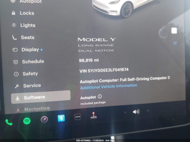 2020 TESLA MODEL Y 5YJYGDEE3LF041674 Photo 6