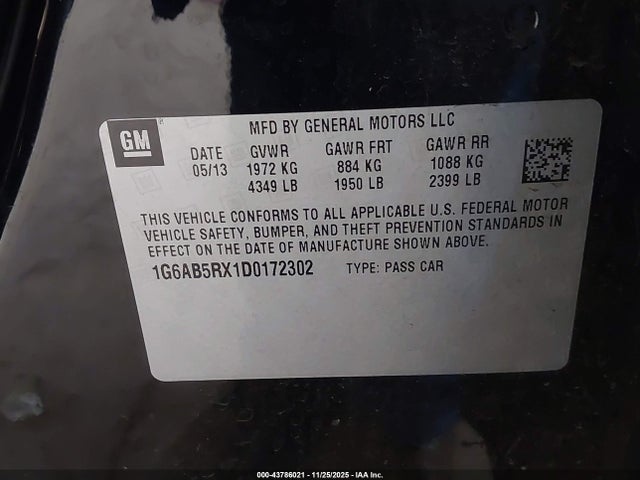 2013 CADILLAC ATS 1G6AB5RX1D0172302 Photo 8