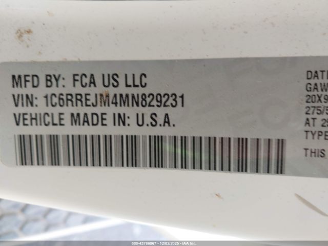 2021 RAM 1500 1C6RREJM4MN829231 Photo 8