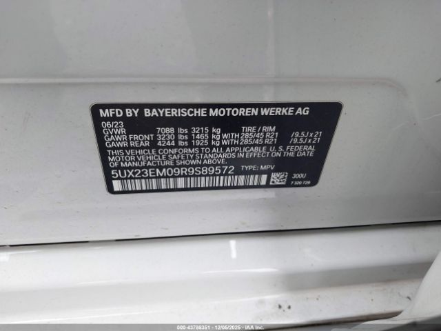2024 BMW X7 5UX23EM09R9S89572 Photo 8