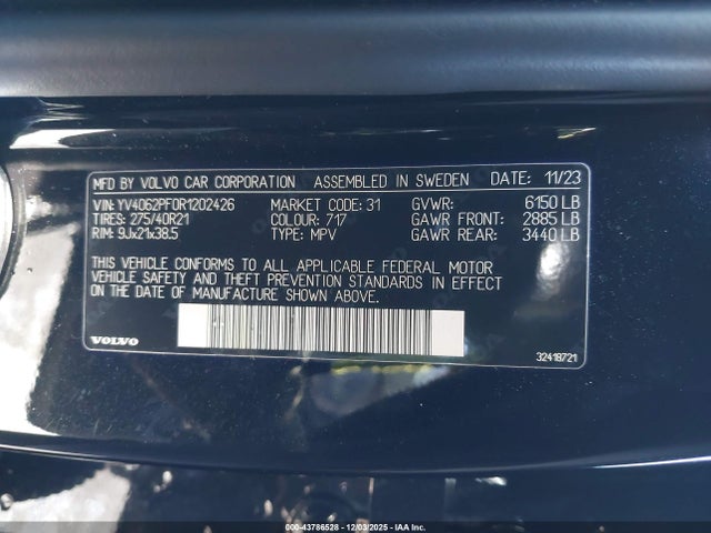 2024 VOLVO XC90 YV4062PF0R1202426 Photo 8