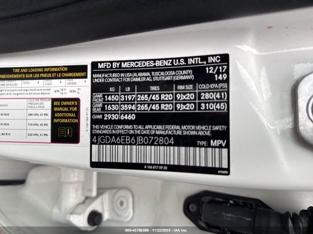 2018 MERCEDES-BENZ AMG GLE 43 4JGDA6EB6JB072804 Photo 8