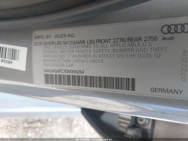 2016 AUDI A6 WAUHGAFC7GN006264 Photo 8