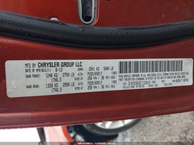 2014 DODGE JOURNEY 3C4PDDBG2ET123619 Photo 8