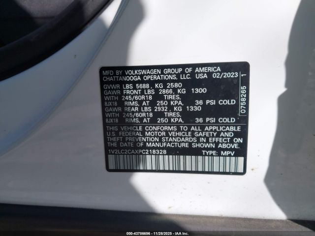 2023 VOLKSWAGEN ATLAS CROSS SPORT 1V2LC2CAXPC218328 Photo 8