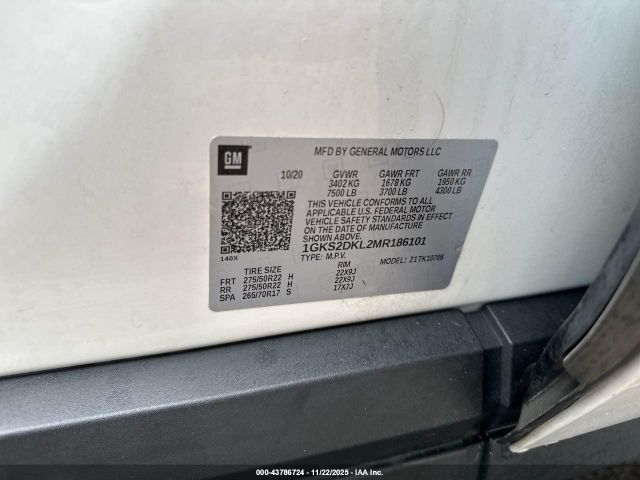 2021 GMC YUKON 1GKS2DKL2MR186101 Photo 8