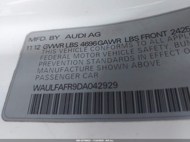 2013 AUDI A5 WAULFAFR9DA042929 Photo 8