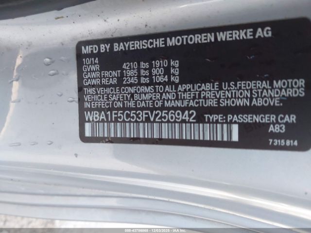 2015 BMW 228I WBA1F5C53FV256942 Photo 8