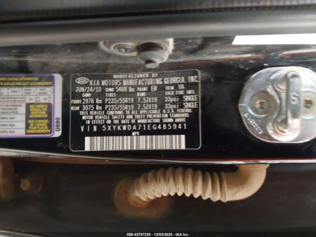 2014 KIA SORENTO 5XYKWDA71EG485941 Photo 8