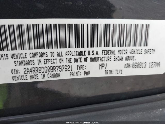 2011 CHRYSLER TOWN & COUNTRY 2A4RR6DG0BR797621 Photo 8