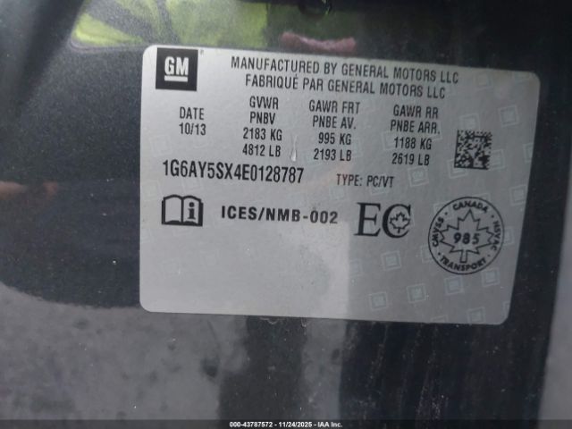 2014 CADILLAC CTS 1G6AY5SX4E0128787 Photo 8