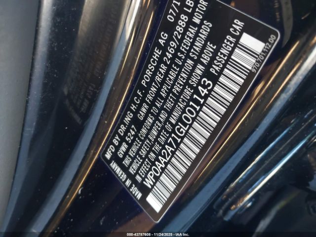 2016 PORSCHE PANAMERA WP0AA2A71GL001143 Photo 8