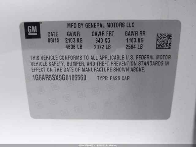 2016 CADILLAC CTS 1G6AR5SX9G0106560 Photo 8