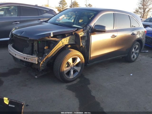 2014 ACURA MDX 5FRYD3H29EB015568 Photo 1