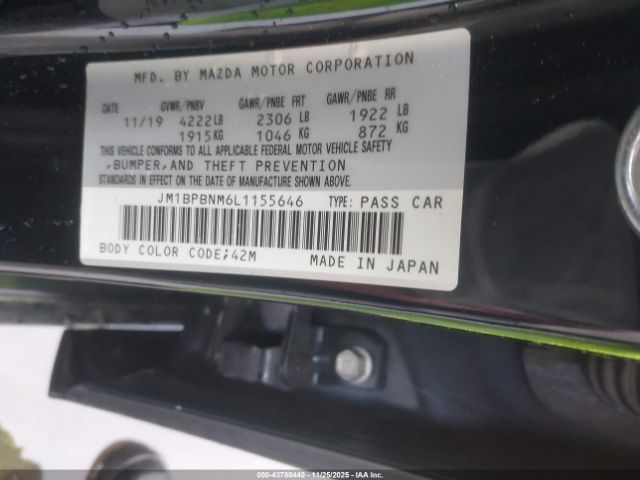 2020 MAZDA MAZDA3 JM1BPBNM6L1155646 Photo 8