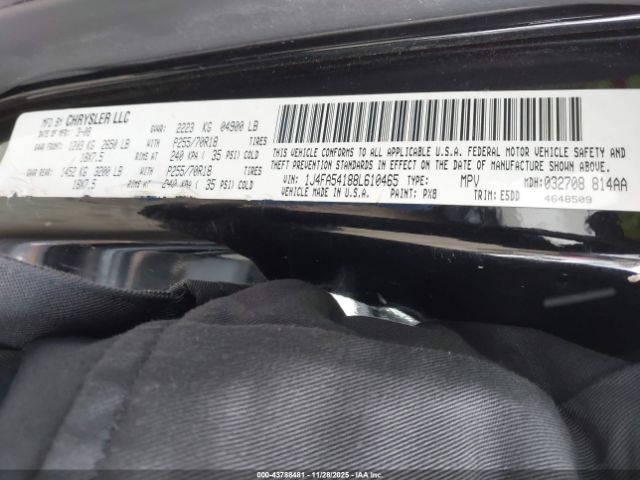 2008 JEEP WRANGLER 1J4FA54188L610465 Photo 8