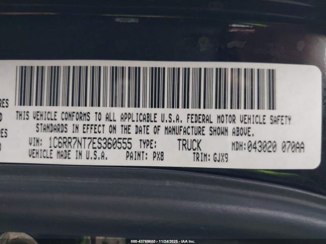 2014 RAM 1500 1C6RR7NT7ES360555 Photo 8