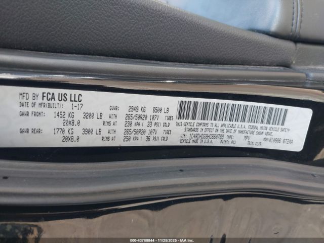 2017 DODGE DURANGO 1C4RDHDG9HC660789 Photo 8