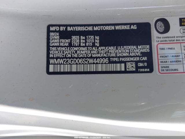 2025 MINI HARDTOP WMW23GD06S2W44996 Photo 8