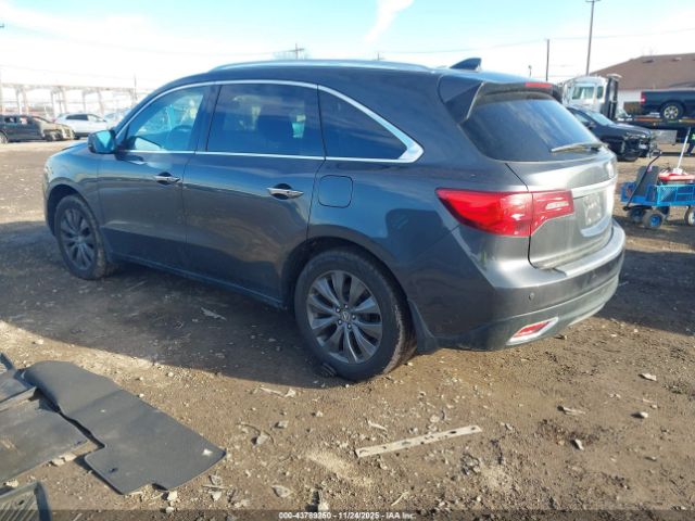 2014 ACURA MDX 5FRYD4H48EB050254 Photo 2