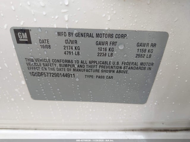 2009 CADILLAC CTS 1G6DF577290144911 Photo 8