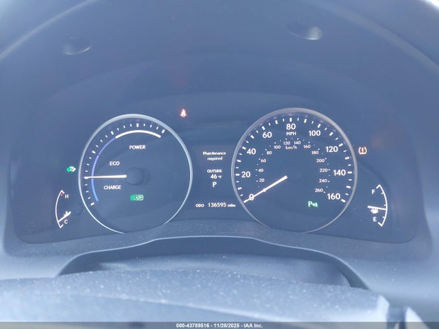 43789516 :رقم المزاد ، JTHBW1GG0D2037431 vin ، 2013 Lexus Es 300h مزاد بيع